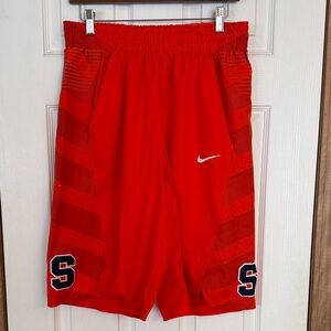 Nike Men's Vibrant Orange Syracuse Athletic Shorts